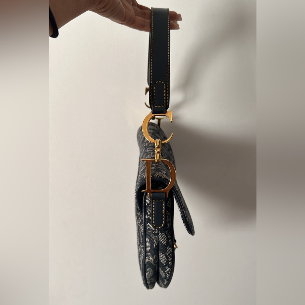 Pre-owned mini Dior saddle.